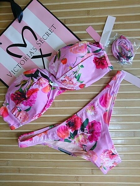 Купальник бандо twist плавки итси оригинал victorias secret
