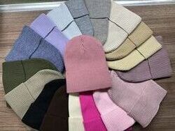 Шапка осень рубчик