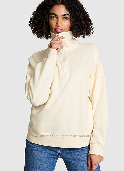 Толстовка утеплена на флісі без капюшона жіноча Victoria&acutes Secret