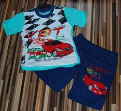 Літній костюм футболка и шорти Тачки, Турція 