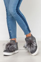 Сліпони черевики ANKLE SLIP натуральна повсть войлок. 32-41р