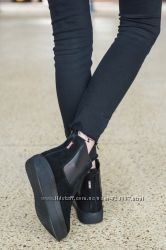 Челсі натуральна замша. демі та зима. Сірі, бєж, білі, пудра, чорні