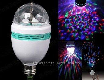 Светодиодная Диско-лампа LED Mini Party MYTH LY-399 E27