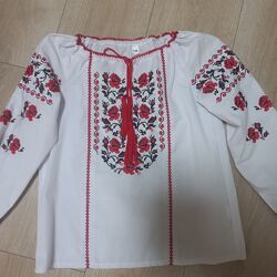 Вышиванка на  девочку р.128