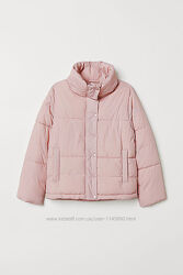 Тепла куртка на дівчинку H&M р. 146 пудра