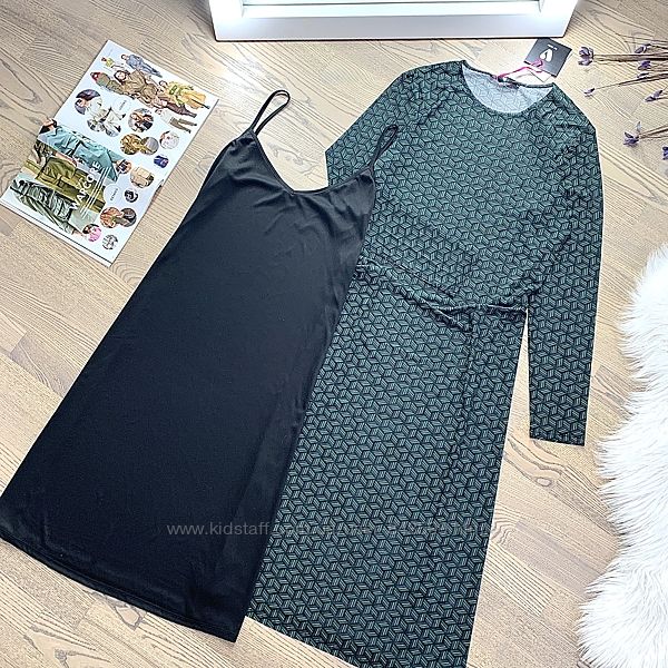 Платье сетка двойка