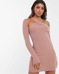 Вязанное платье