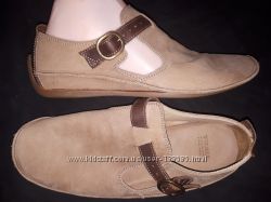 38р-25 нубуковая кожа туфли на широкую Frau Made in Italy