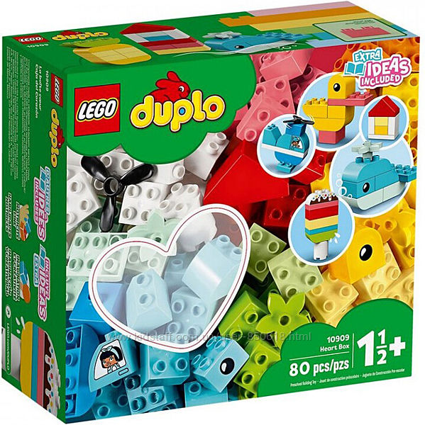 Конструктор LEGO Duplo 10909 Коробка-сердце