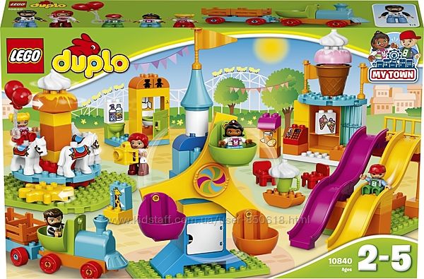 Конструктор LEGO Duplo 10840 Большой парк аттракционов