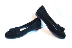 Туфли женские лоферы замшевые черные Rocha John Rocha размер 39, UK6