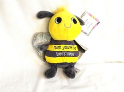 Игрушка мягкая пчелка Small Plush Bee by Bumble Bee