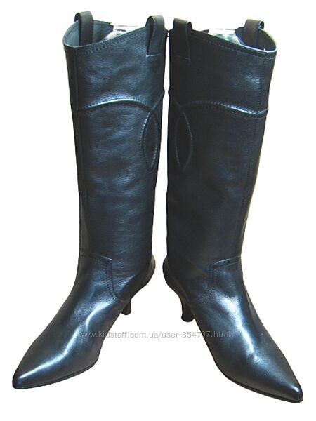 Сапоги женские демисезонные кожаные Staccato размер 37