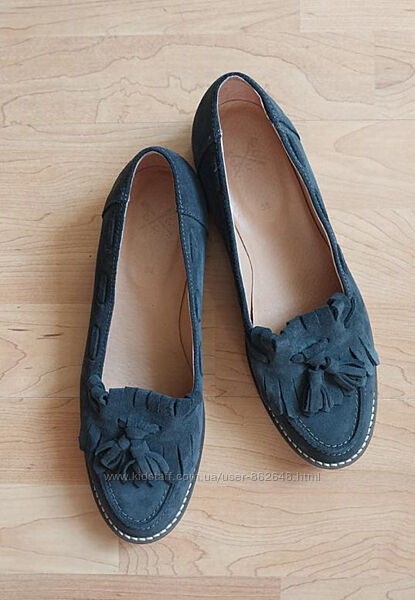 замшеві туфлі лофери