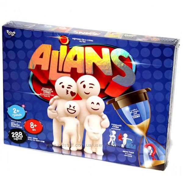 Настольная развлекательная игра Alians, Альянс, украинский язык