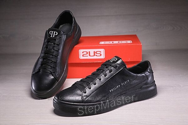 Кроссовки кеды мужские кожаные Philipp Plein Sneaker