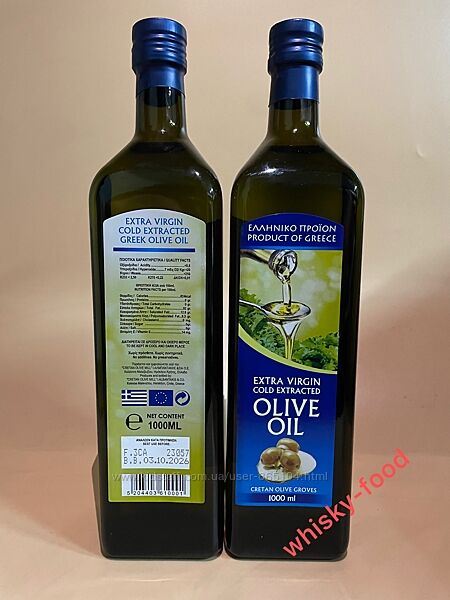 Оливкова олія Extra Virgin Gold Extracted Olive Oil 1л Греція