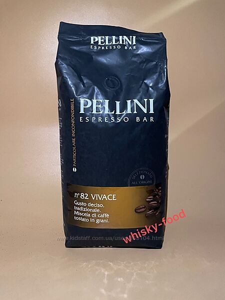 Кава в зернах Pellini Espresso Bar  82 Vivace 1кг