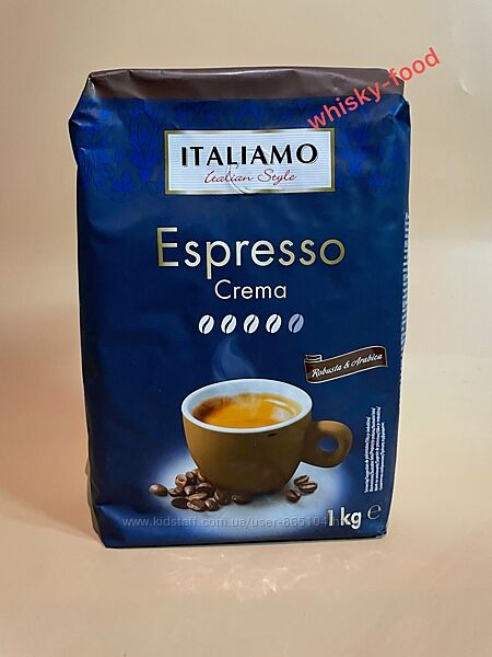 Кава в зернах Italiamo Espresso Crema 1кг