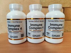 California Gold Nutrition, Immune Complex 4,  для імунітету 60 капсул