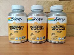 Solaray, гліцинат магнію з підвищеною засвоюваністю, 350 мг, 120 капсул
