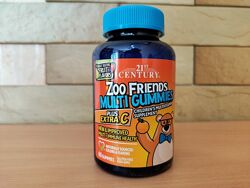 21st Century, Zoo Friends, мультивітаміни в жувальних таблетках 60 шт.
