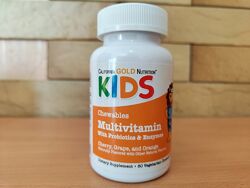 California Gold Nutrition, дитячі жувальні мультивітаміни 60  таблеток