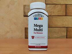 21st Century, Mega Multi, для жінок, 90 таблеток