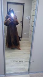 Шуба натуральна нутрия