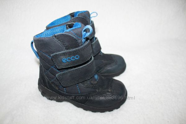 Зимние термо ботинки фирмы Ecco 24 размера по стельке 15-15, 5 см.