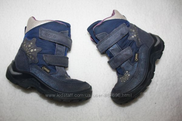 Термо ботинки сапоги фирмы Ecco 25 размера по стельке 15-15, 5 см. 