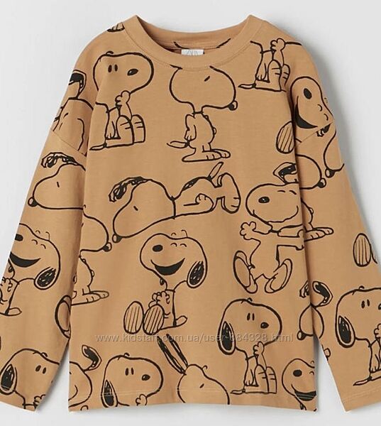Zara Peanuts Іспанія бавовняний лонгслів на 10-11 років стану нового