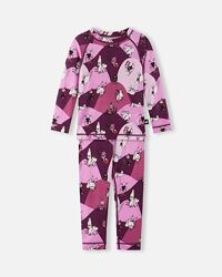 Термобелье шерстяное для девочки Reima Moomin Trivsam.  Размеры 80 - 110