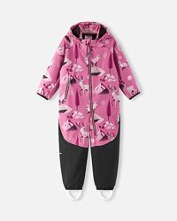 Демисезонный комбинезон для девочки Reima Softshell Mjosa. Размеры 74 - 98