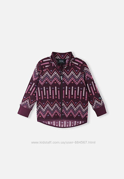 Кардиган флісовий для дівчинки Reima Ornamenti. Розміри 86 - 104