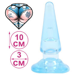 Анальная пробка для начинающих, маленькая, конусная, Втулка анальная ширина 3 см