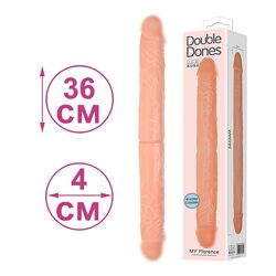 Двухсторонний фаллоимитатор 36 см, двойной фалоимитатор Double Dildo фалоимитатор большой