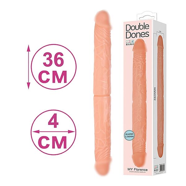 Двухсторонний фаллоимитатор 36 см, двойной фалоимитатор Double Dildo фалоимитатор большой
