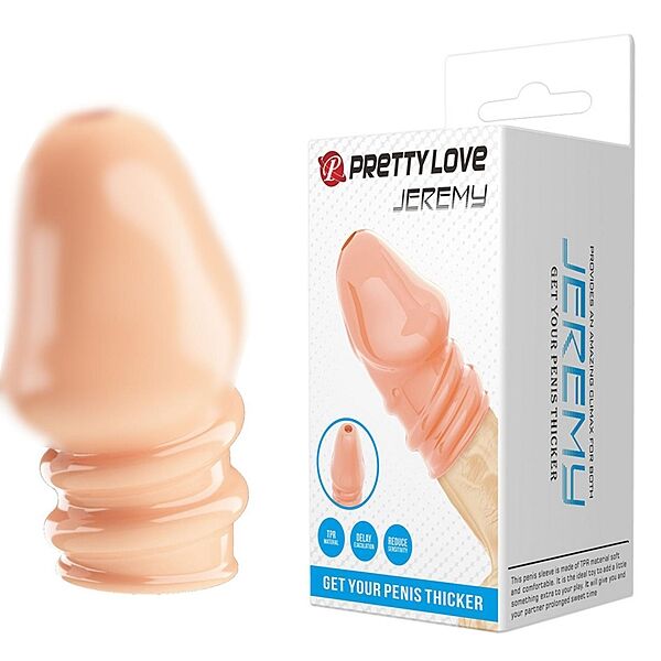 Насадка на головку пениса телесного цвета, насадка для увеличения полового члена