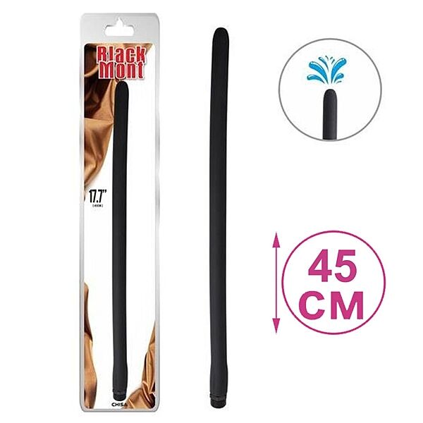 Душ Клизма 45 см, качественная насадка анальный душ силиконовый Black Mont Ultra Douche Tube