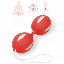 Вагинальные шарики без вибрации со смещенным центром тяжести Red Vaginal Ball