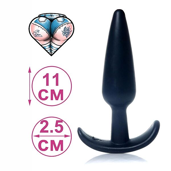 Анальные пробки маленькая пробка для ануса якорь втулка анальная конусной формы со стопором Anal T-Plug