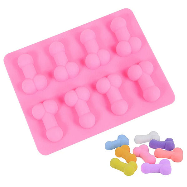 Форма для льда силиконовая в форме члена для вечеринок и девичников Секс-приколы