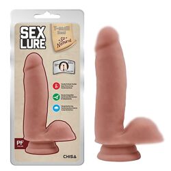 Фаллоимитатор реалистик с присоской 17,5 см CHISA Sex Lure Flesh