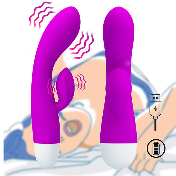 Секс игрушка для женщин вибратор кролик двойная стимуляция Вибратор-кролик Pretty Love Eli