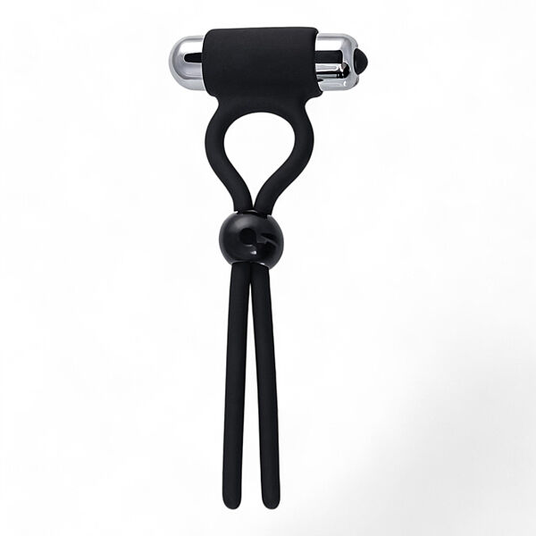 Эрекционное кольцо петля с вибратором для клиторальной стимуляции универсальный размер лассо на пенис