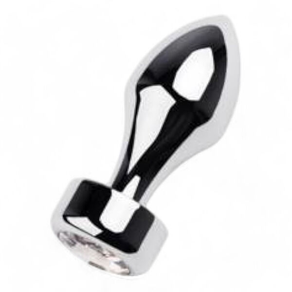 Анальная пробка металл с кристаллом анальная игрушка без вибрации стимулятор для ануса