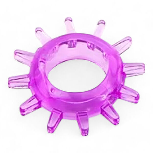 Эрекционное кольцо для задержки эякуляции без вибрации с мягкими шипами