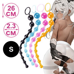 Анальные шарики от 1 до 2 см для новичков, бусы для анальной стимуляции, разные цвета