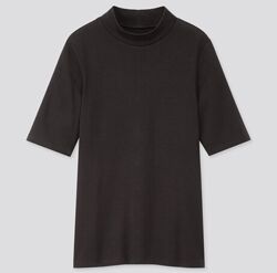 Серая футболка uniqlo high neck
